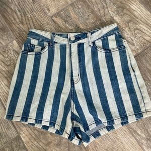 Kate Spade Saturday Striped Jean Shorts